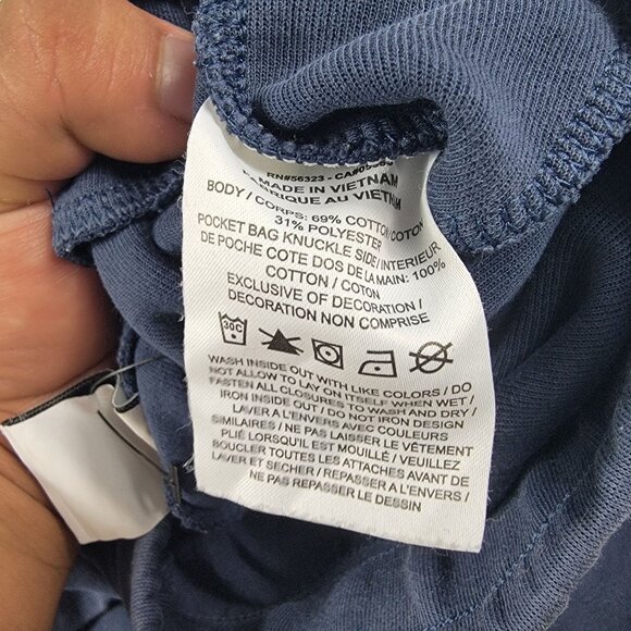 Nike Tech Fleece Boys Large Dark Blue Jogger Sweatpants Athletic Outdoors Casual - Picture 5 of 12